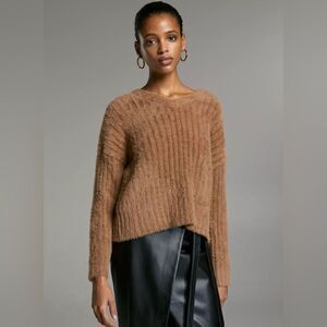 NWOT Aritzia Babaton Ulmann Sweater Constant Camel